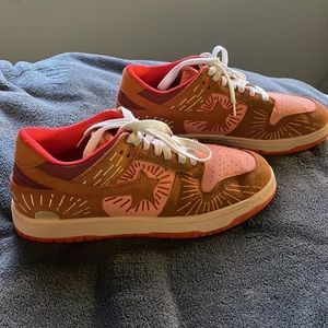 Custommade sun and stars sneakers